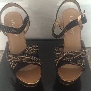 Suede Platform Wedge